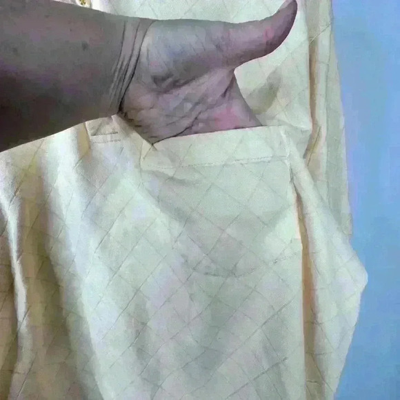 Pendleton Men's Argyle Pattern Short Sleeve Polo Shirt Size L Yellow - Picture 5 of 7